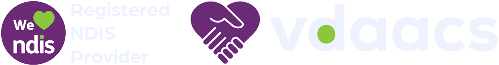 We love NDIS — Registered NDIS Provider · VDAACS
